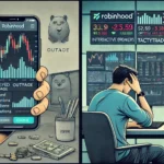 Comparison image of Robinhood app vs advanced trading platforms like Interactive Brokers and Advanced AutoTrades with options and automation tools