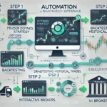 No-code options trading automation process with backtesting and broker execution